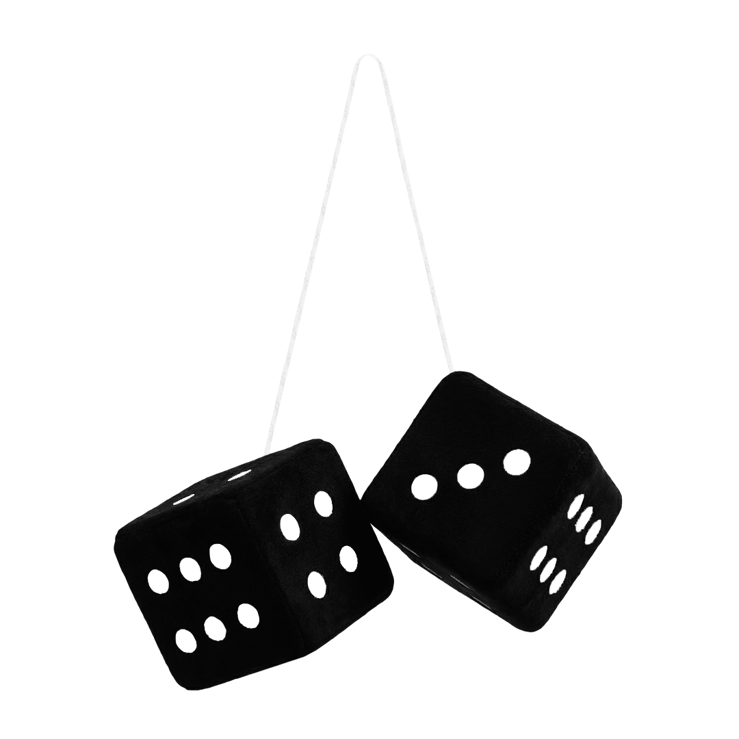Terning alcantar - 6cm x 6cm x 6cm - KJoF - Sort - 