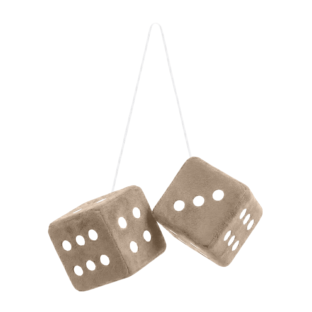 Terning alcantar - 6cm x 6cm x 6cm - KJoF - Fossilgrå - 