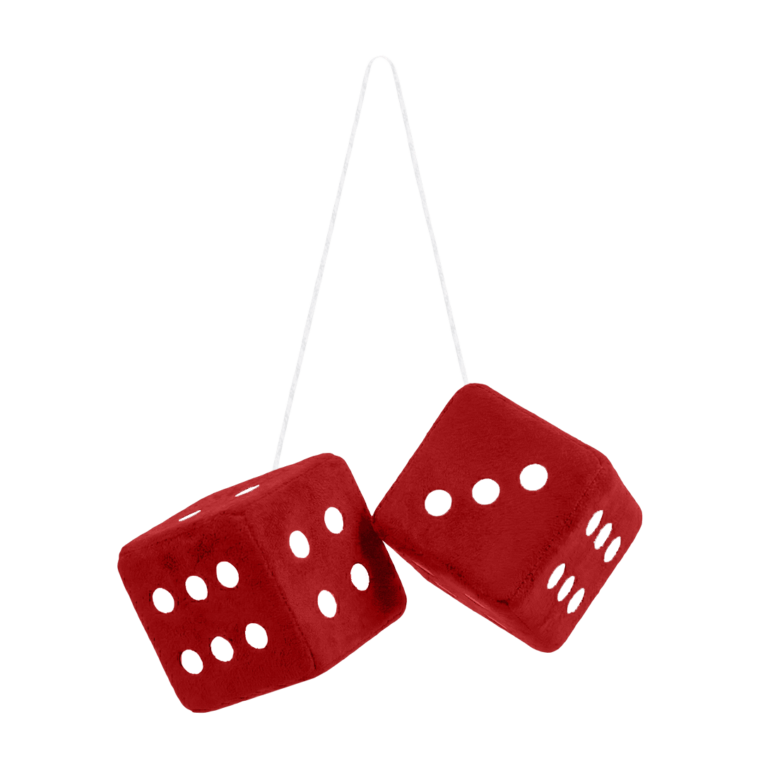 Terning alcantar - 6cm x 6cm x 6cm - KJoF - Vinrød - 