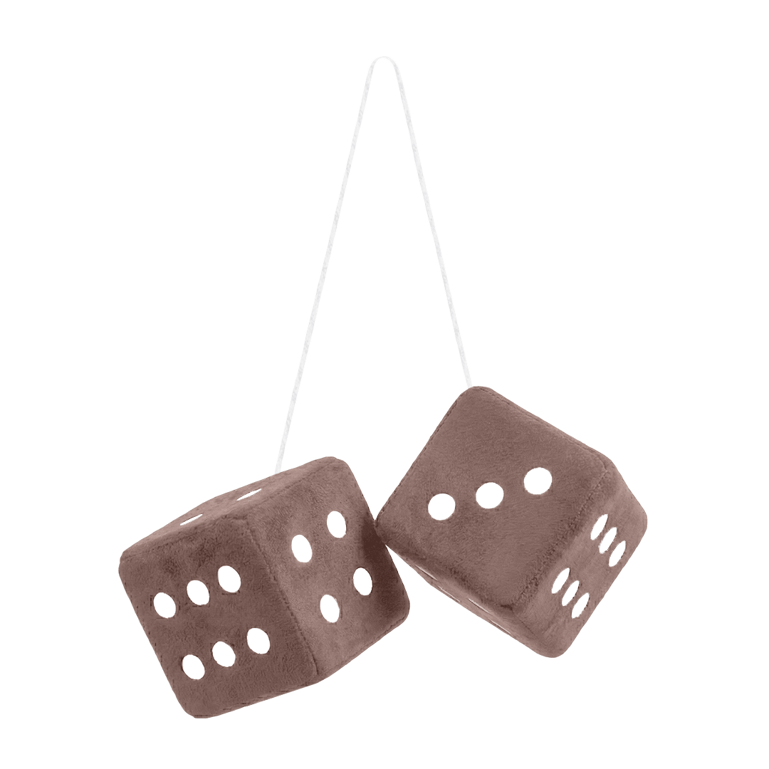 Terning alcantar - 6cm x 6cm x 6cm - KJoF - elefantbrun - 