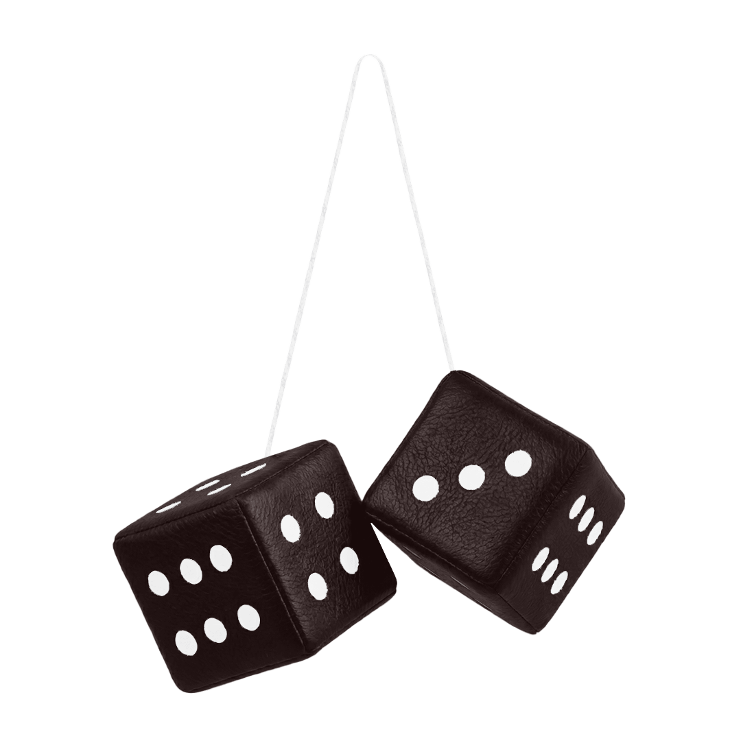 Terning alcantar - 6cm x 6cm x 6cm - KJoF - Rød - 