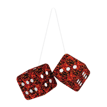 Terning busplys - 6cm x 6cm x 6cm - KJoF - Rød - 