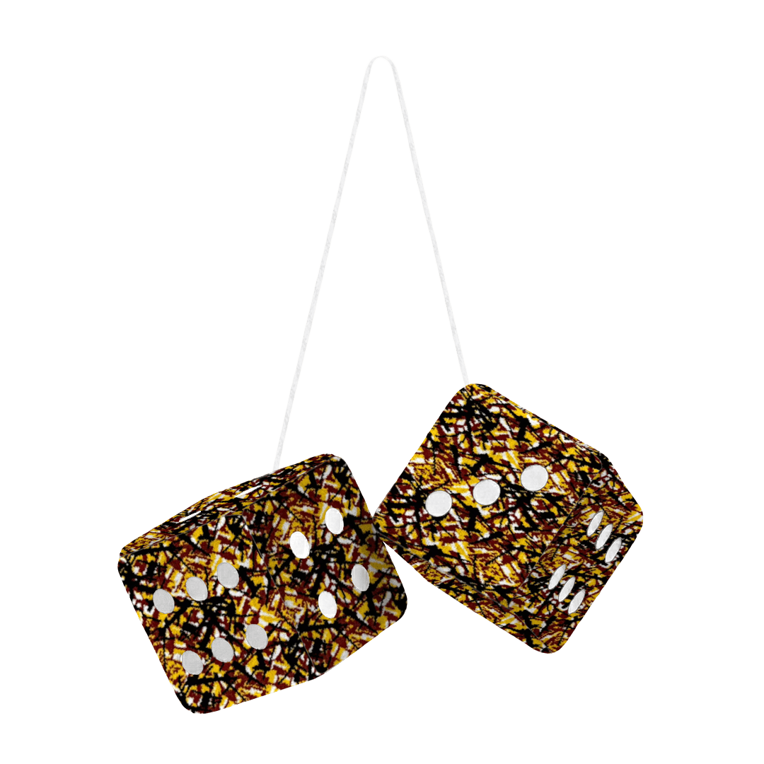 Terning busplys - 6cm x 6cm x 6cm - KJoF - Gul - 