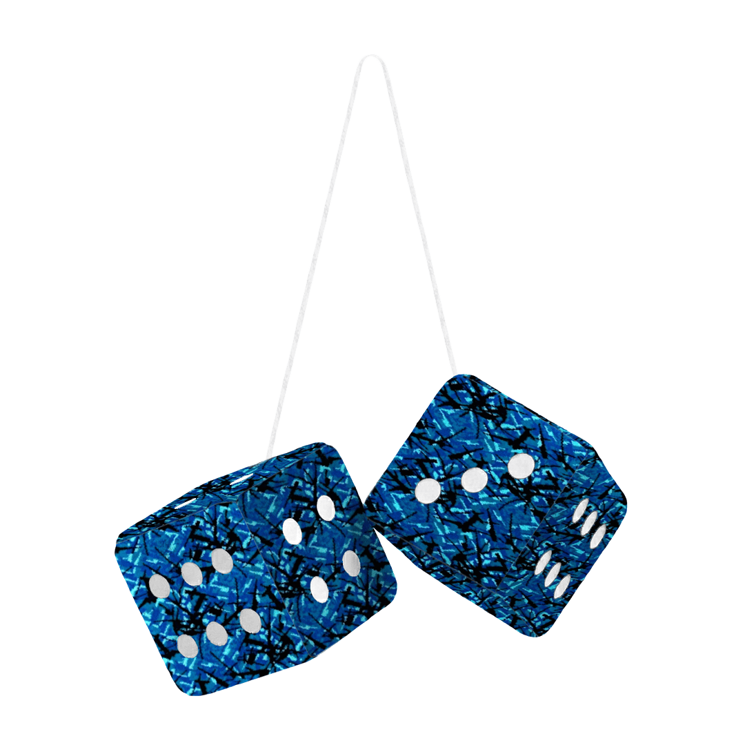 Terning busplys - 6cm x 6cm x 6cm - KJoF - Blå - 