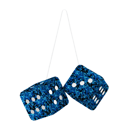 Terning busplys - 6cm x 6cm x 6cm - KJoF - Blå - 