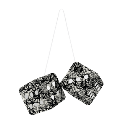 Terning busplys - 6cm x 6cm x 6cm - KJoF - Gråt - 