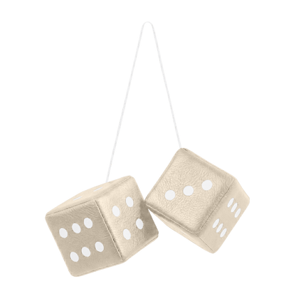 Terning nappa - 6cm x 6cm x 6cm - KJoF - Cream - 