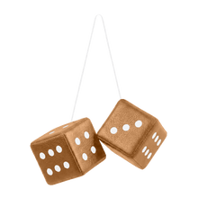 Terning nappa - 6cm x 6cm x 6cm - KJoF - Naturlæder - 