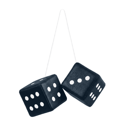 Terning nappa - 6cm x 6cm x 6cm - KJoF - cobaltblå - 