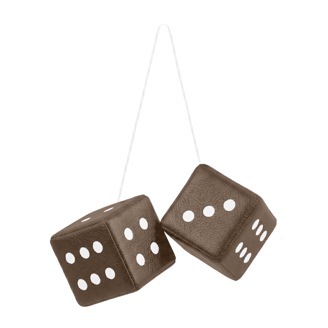 Terning nappa - 6cm x 6cm x 6cm - KJoF - Muldvarp - 