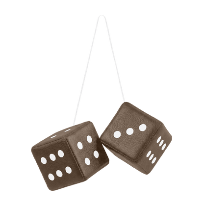 Terning nappa - 6cm x 6cm x 6cm - KJoF - Muldvarp - 