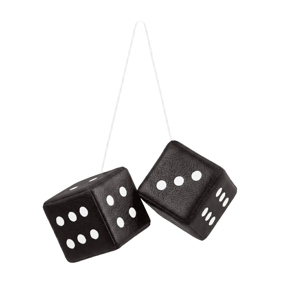 Terning nappa - 6cm x 6cm x 6cm - KJoF - Chokoladebrun - 