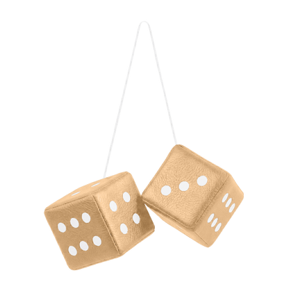 Terning nappa - 6cm x 6cm x 6cm - KJoF - Beige - 