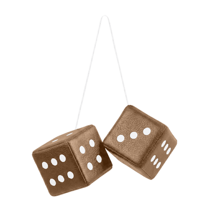 Terning nappa - 6cm x 6cm x 6cm - KJoF - Nougat - 
