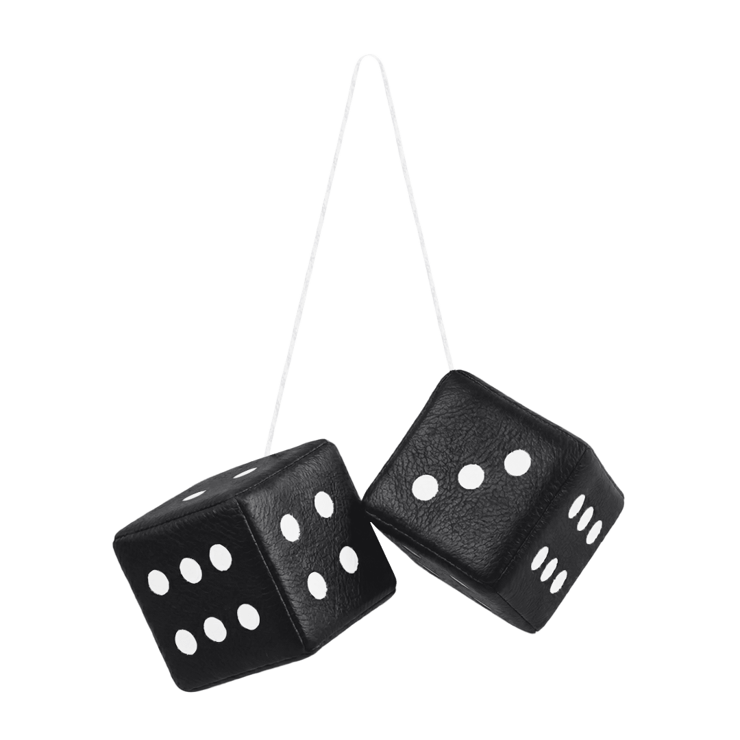 Terning nappa - 6cm x 6cm x 6cm - KJoF - Sort - 