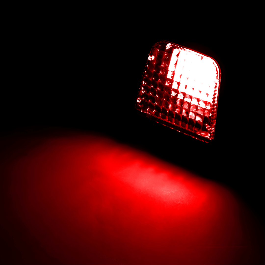 Toplampe Volvo LED - Klart glas - KJoF - Single color Rød - 