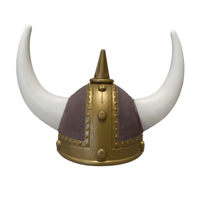 Vikingehjelm alcantar - Gold - KJoF - Hvid - Anthracite