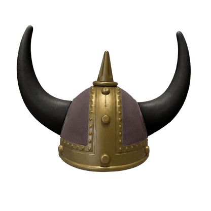 Vikingehjelm alcantar - Gold - KJoF - Sort - Anthracite