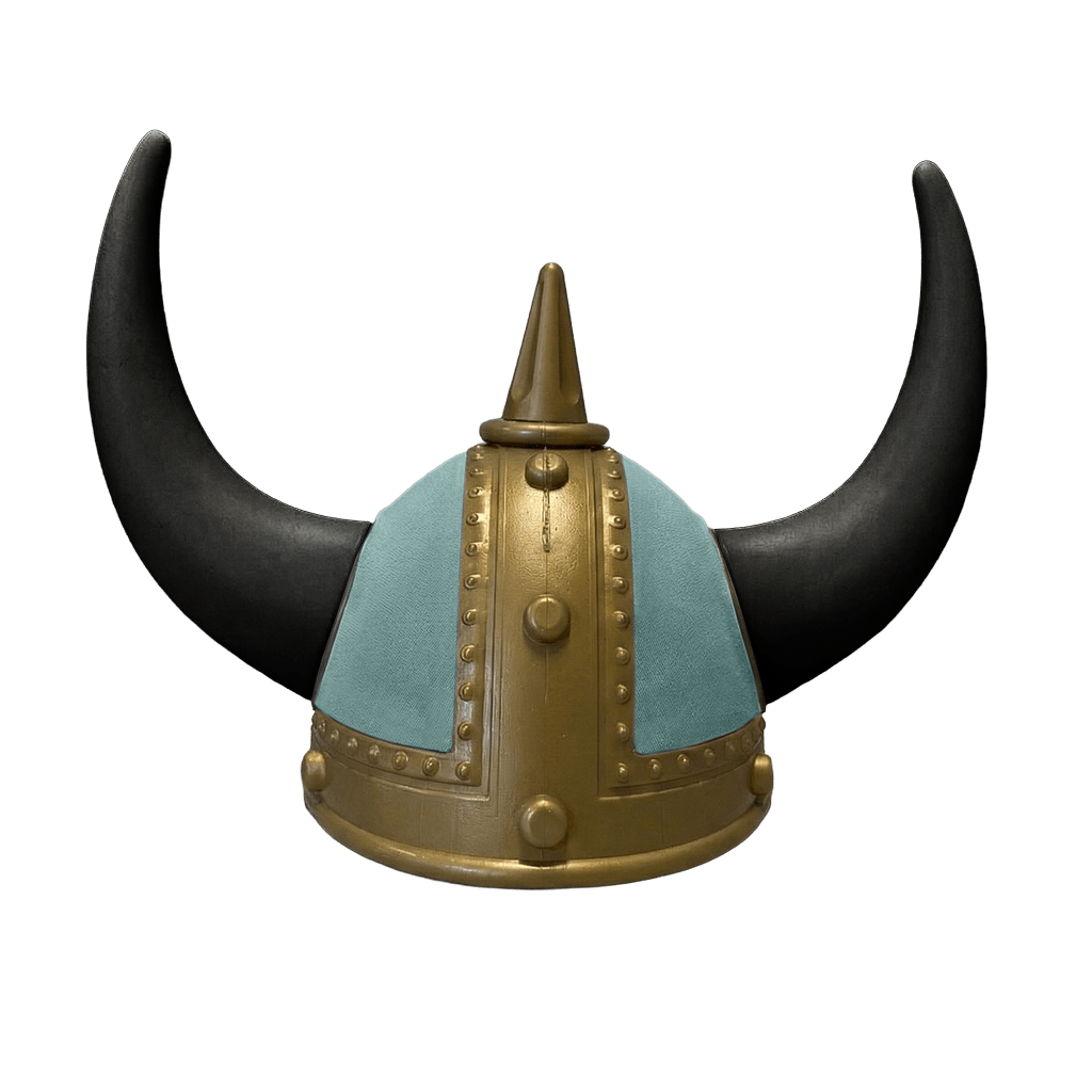 Vikingehjelm alcantar - Gold - KJoF - Sort - Aronagrøn