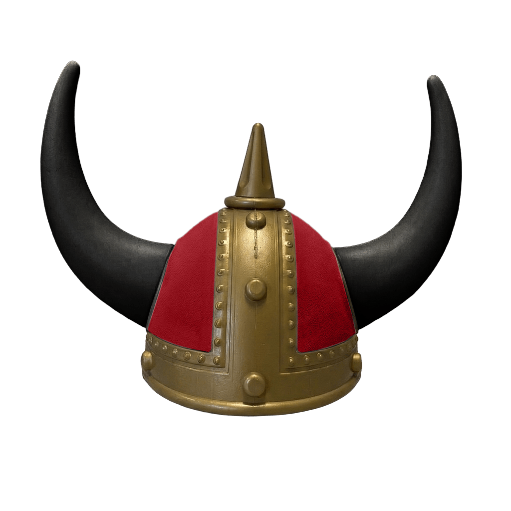 Vikingehjelm alcantar - Gold - KJoF - Sort - Bordeaux