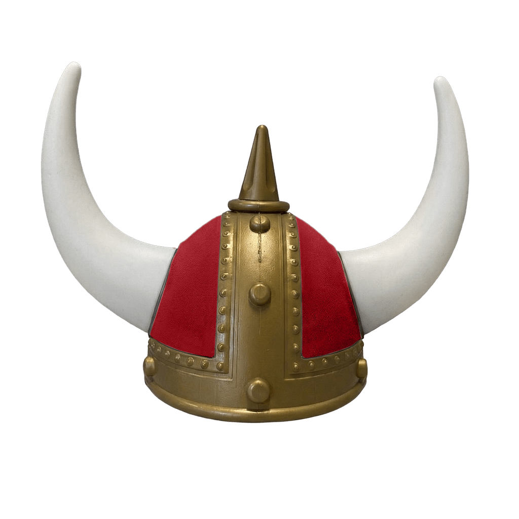 Vikingehjelm alcantar - Gold - KJoF - Hvid - Bordeaux