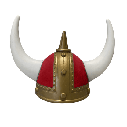 Vikingehjelm alcantar - Gold - KJoF - Hvid - Bordeaux