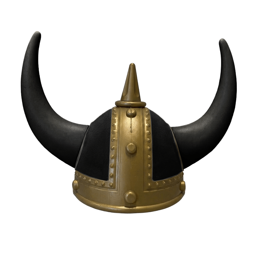 Vikingehjelm alcantar - Gold - KJoF - Sort - Sort