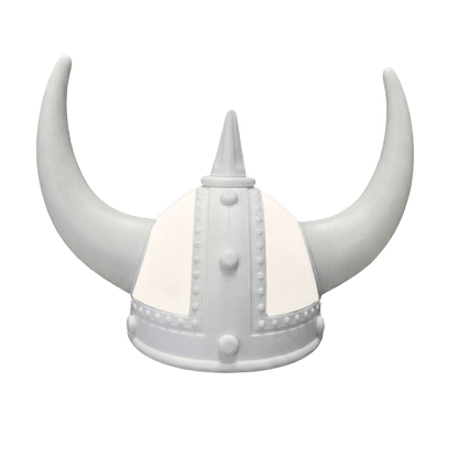 Vikingehjelm alcantar - Hvid - KJoF - Hvid - Hvid