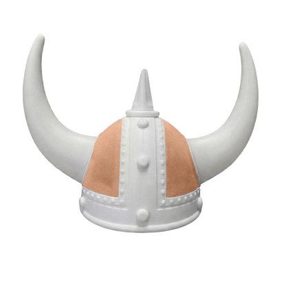 Vikingehjelm alcantar - Hvid - KJoF - Hvid - Brun