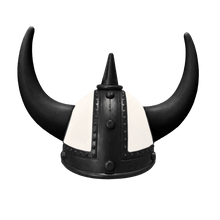 Vikingehjelm alcantar - Sort - KJoF - Sort - Hvid