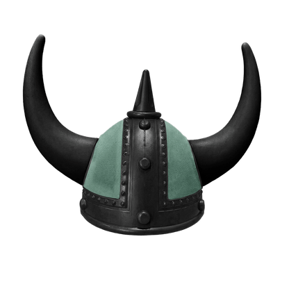 Vikingehjelm alcantar - Sort - KJoF - Sort - Skovgrøn