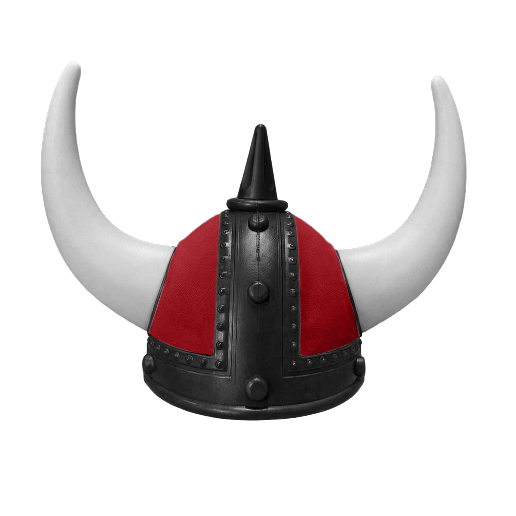 Vikingehjelm alcantar - Sort - KJoF - Hvid - Bordeaux