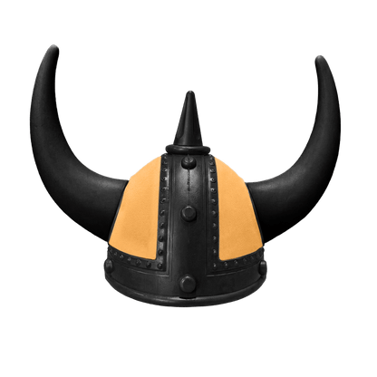 Vikingehjelm alcantar - Sort - KJoF - Sort - sennepsgul