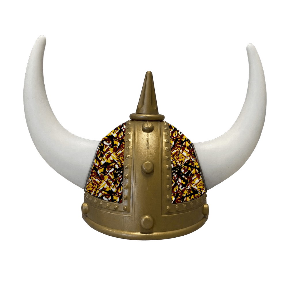 Vikingehjelm busplys - Gold - KJoF - Hvid - Gul