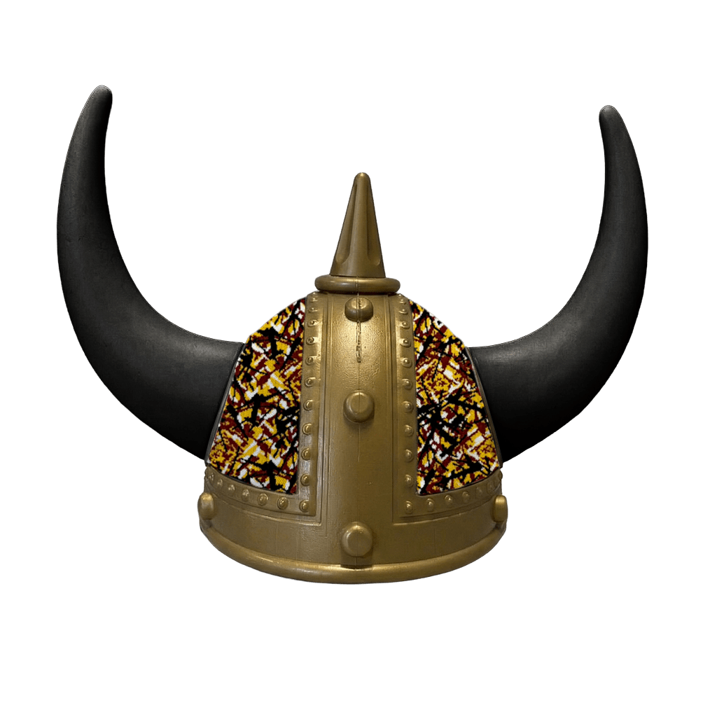 Vikingehjelm busplys - Gold - KJoF - Sort - Gul