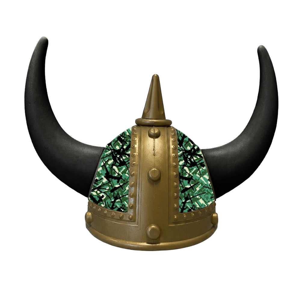 Vikingehjelm busplys - Gold - KJoF - Sort - Grøn