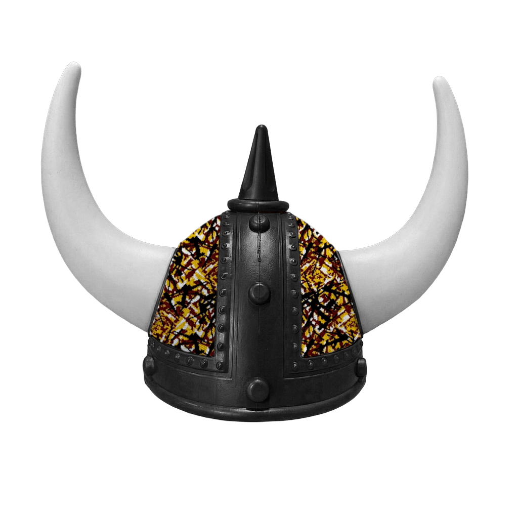 Vikingehjelm busplys - Sort - KJoF - Hvid - Gul