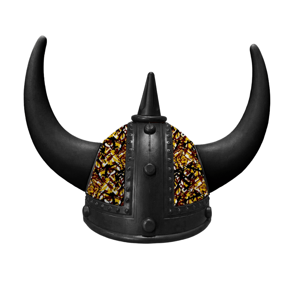 Vikingehjelm busplys - Sort - KJoF - Sort - Gul