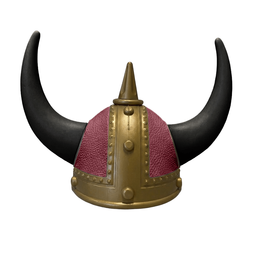 Vikingehjelm Nappa - Gold - KJoF - Sort - Bordeaux