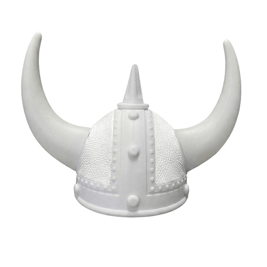 Vikingehjelm Nappa - Hvid - KJoF - Hvid - Hvid