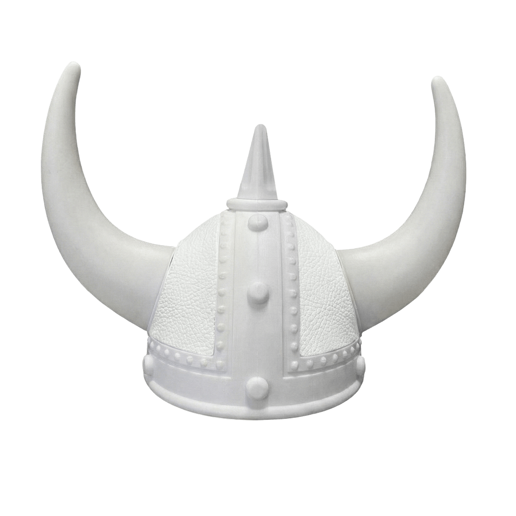 Vikingehjelm Nappa - Hvid - KJoF - Hvid - Skyhvid