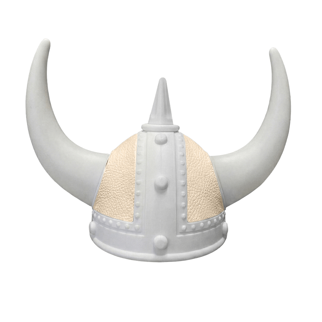 Vikingehjelm Nappa - Hvid - KJoF - Hvid - Kiks