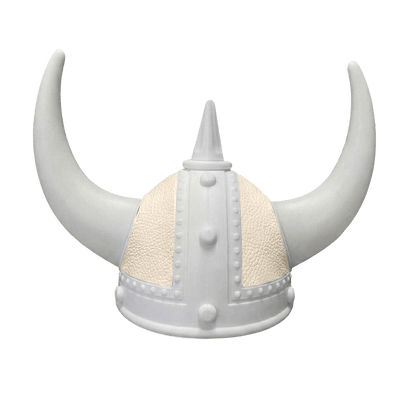 Vikingehjelm Nappa - Hvid - KJoF - Hvid - Cream