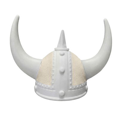 Vikingehjelm Nappa - Hvid - KJoF - Hvid - Lysbeige