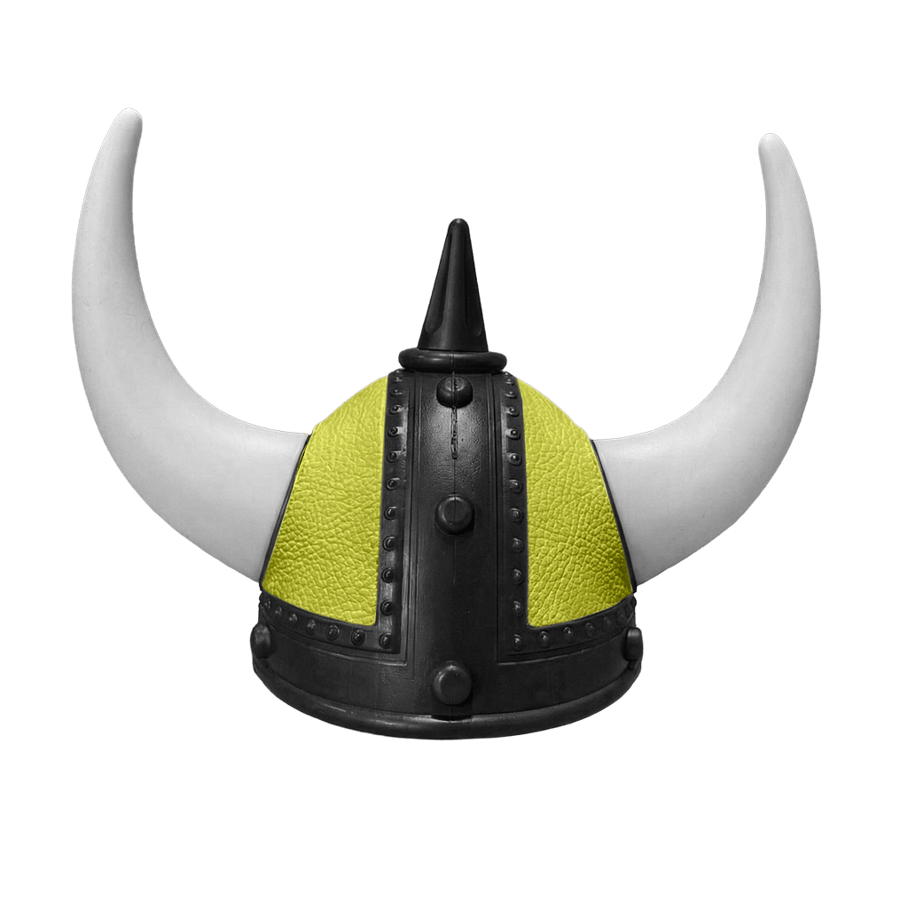 Vikingehjelm Nappa - Sort - KJoF - Hvid - Grøn