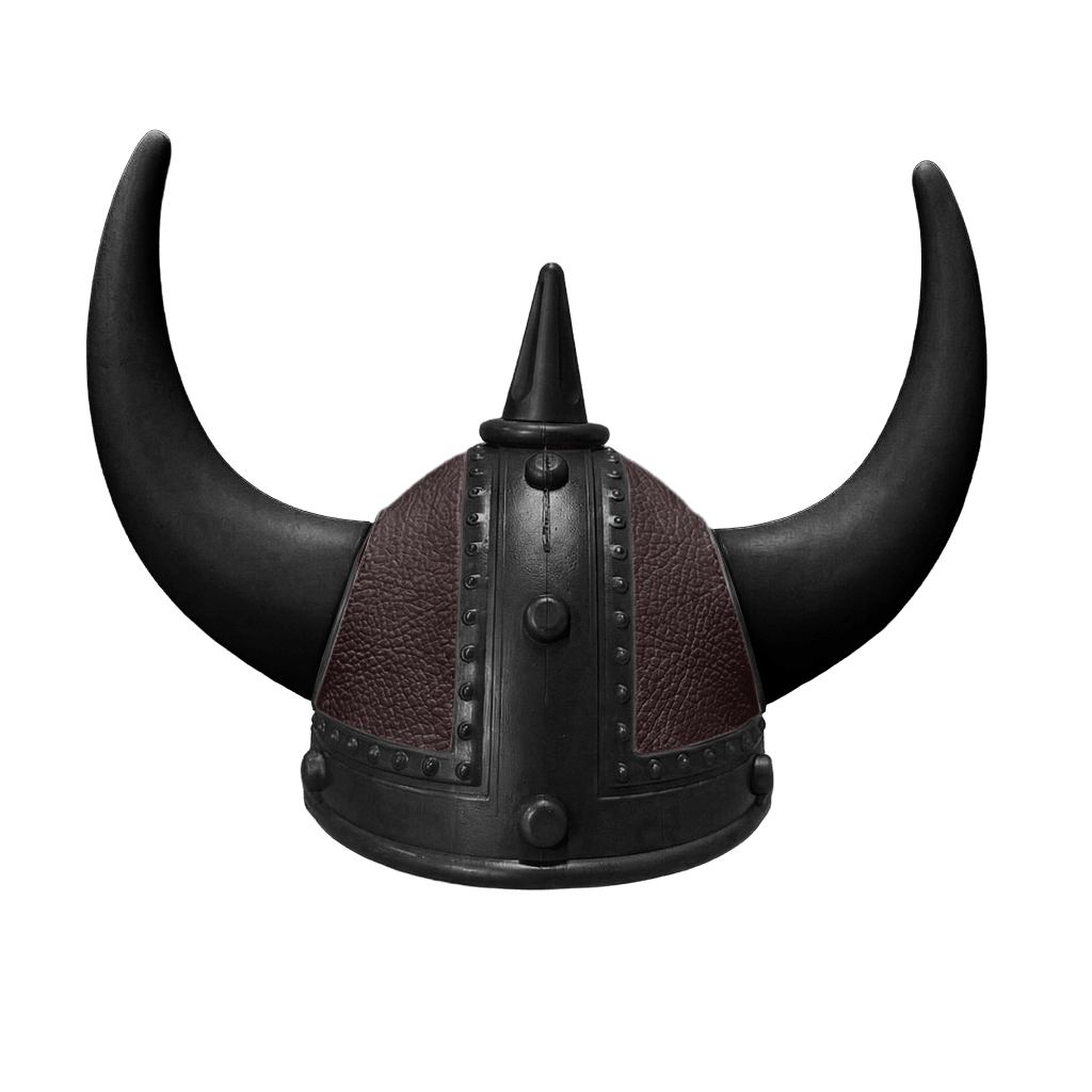 Vikingehjelm Nappa - Sort - KJoF - Sort - Mokkabrun