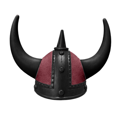 Vikingehjelm Nappa - Sort - KJoF - Sort - Bordeaux