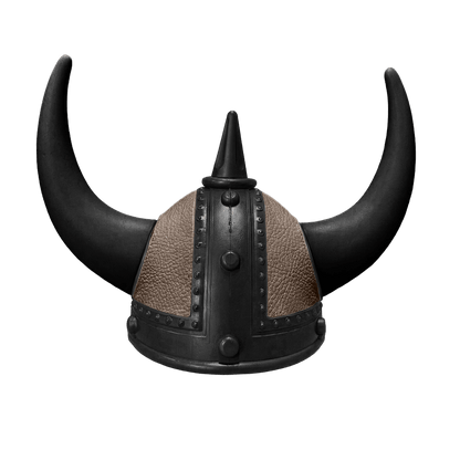 Vikingehjelm Nappa - Sort - KJoF - Sort - Mudderbrun