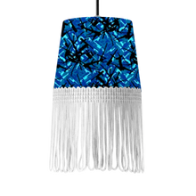 Lampe interiør blå busplys