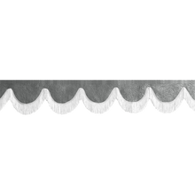 Gardin forrude nappa grå